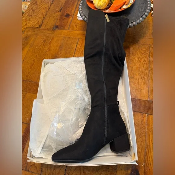 Michael Kors Elegant Black Over the Knee Boots - Picture 1 of 2
